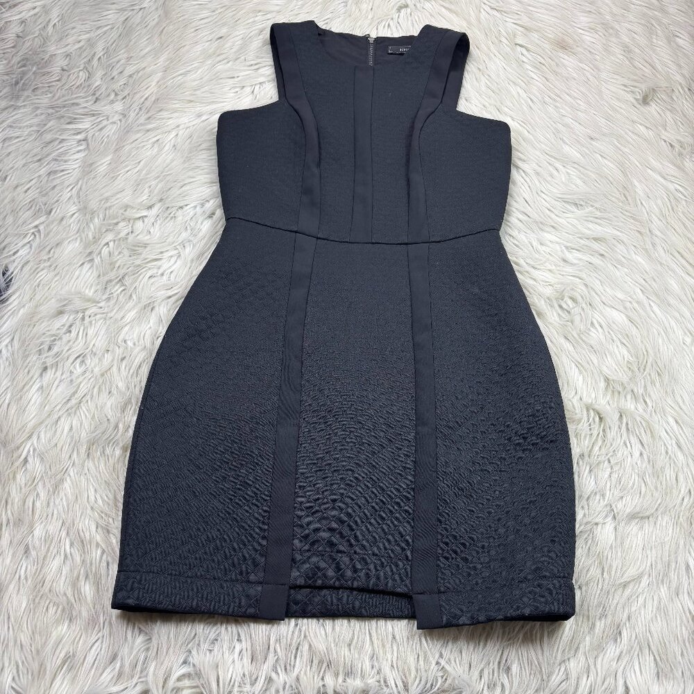 BCBGMaxAzria‎ Quilted Knit Fit Flare Sheath Dress